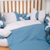 ABO Σετ προίκας 9 τμχ 70*140 Sky Blue